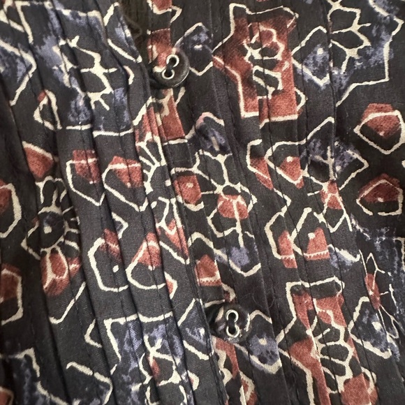 Walter Baker “Cameron” Mosaic Print Ruffle Blouse | Size S - Picture 6 of 8